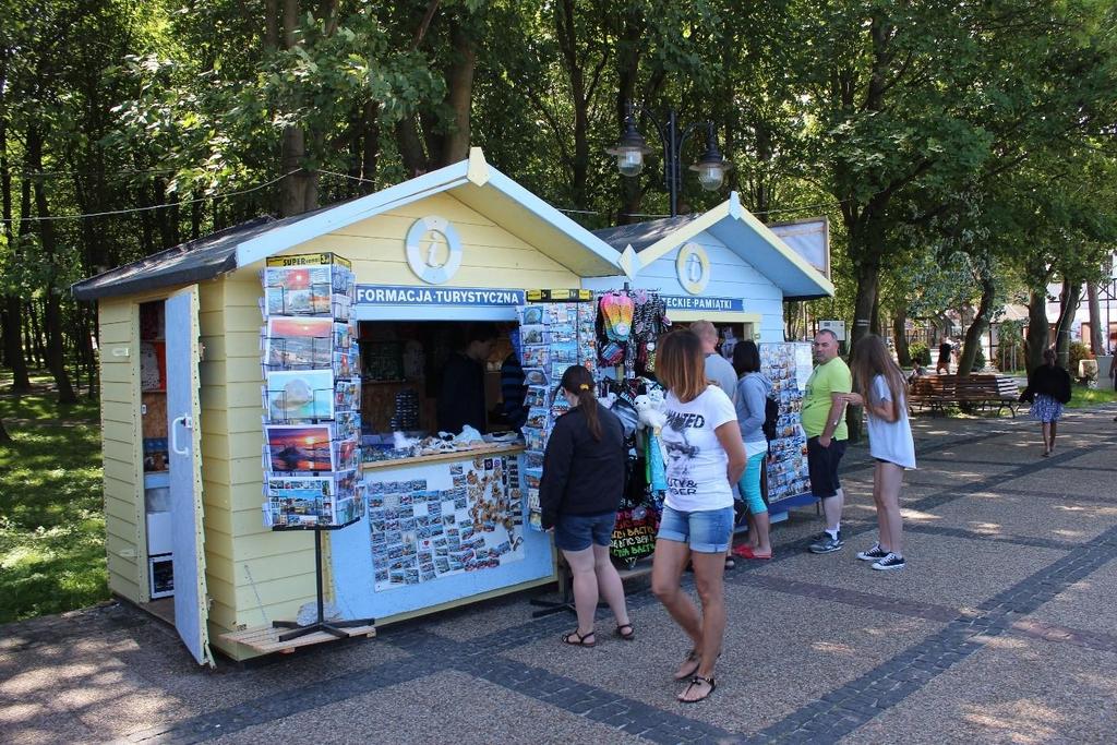 Od 1 lipca do 01 września funkcjonował również letni punkt informacji turystycznej przy pomniku Ireny