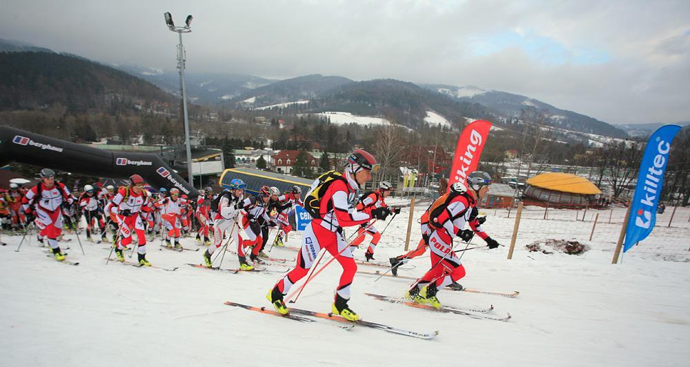 V Puchar Czantorii kolejna edycja Pucharu Polski w Skialpiniźmie za nami Start V Pucharu Czantorii fot.