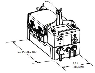 Analizator laserowy, LaserGas TM iq2 Parametr Wymiary i waga Zastosowanie Opis Stopień ochrony IP 65 Zasilanie Zasilanie akumulatorowe Temperatura pracy Wilgotność atmosfery 33,6/18,3/16,3 cm (wys.