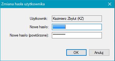 System wymaga podania nowego hasła i jego powtórzenia. Rysunek 9. Zmiana hasła 6.3 Wyloguj.