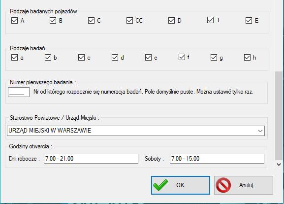 Jeśli użytkownik to potwierdzi program wykonuje czynności archiwizacyjne. 7. Menu ustawienia.