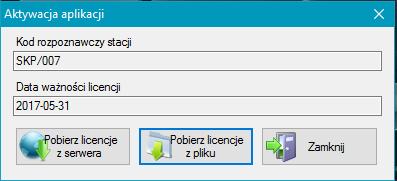 Przed rozpoczęciem pracy z programem należy skonfigurować dane dotyczące firmy oraz stacji kontroli pojazdów w celu poprawnej jego aktywacji. 8. Aktywacja. Rysunek 11.