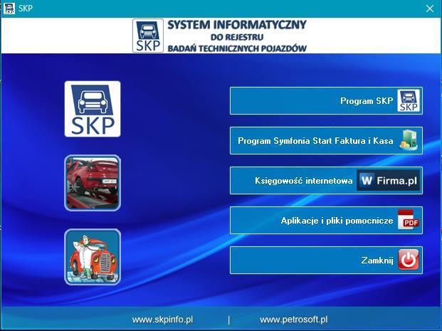 1. Zawartość Płyty CD lub pliku skompresowanego. Po włożeniu płyty CD do napędu komputera ukazuje się następujący widok: Rysunek 1. Menu główne po otwarciu płyty CD.