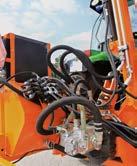 hydrauliczny na głównym cylindrze wraz z zaworem dławiącym nastawnym.