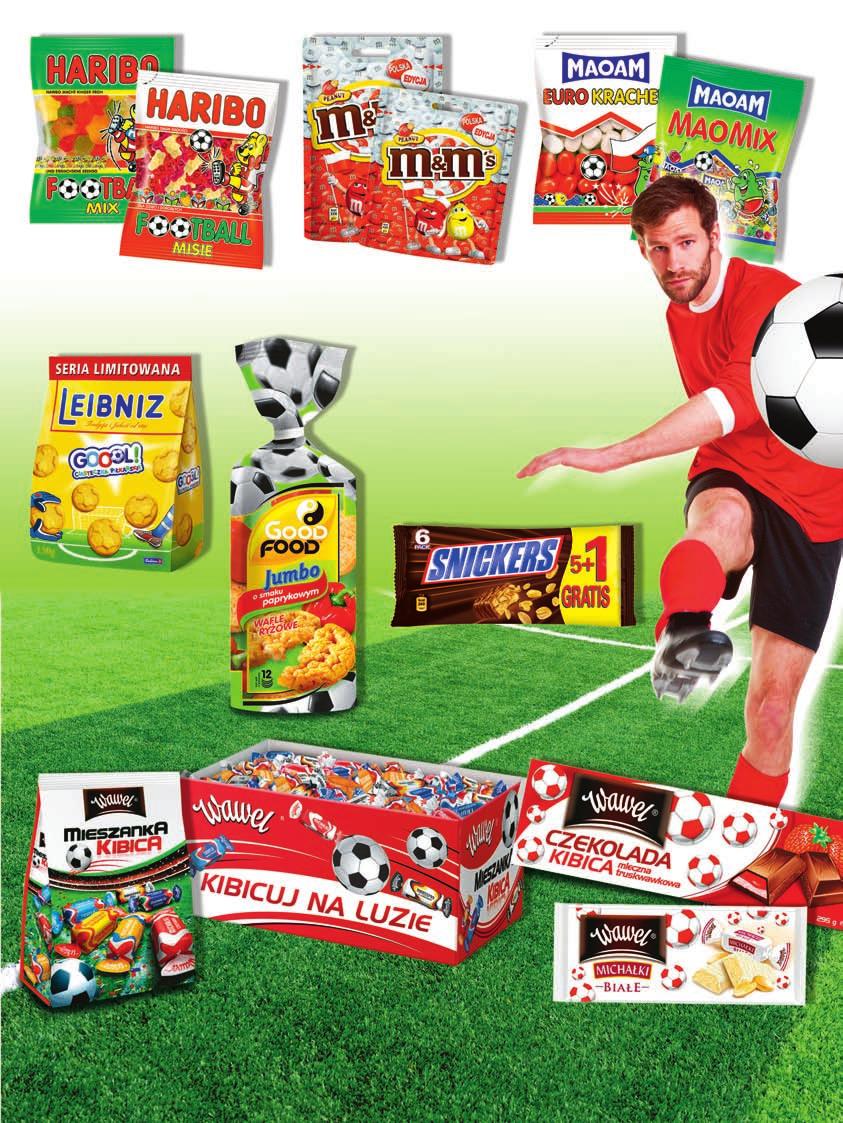 5 49 żelki Football HariBo misie mix 200 g, 2,75 zł / 100 g od3 49 m&m s biało-czerwone 110 g - 3,49 zł 3,17 zł / 100 g 210 g - 6,49 zł 3,09 zł / 100 g 2 49 3,99 5 49 mao mix 150 g, 3,66 zł / 100 g