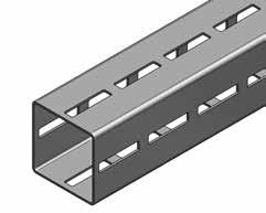 Profile montażowe Profil X 80 Profil X 100 Profil X 120 Profil X 200 RA-GZ 655-C Opis systemu: Dane techniczne: - System Modułowy Materiał: stal - 4-stronne otworowanie do przyłączeń elementów Typ