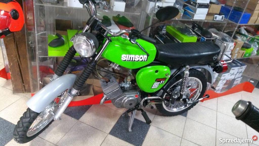 SIMSON S51 JAK NOWY ROK 1984 ZAREJESTROWANY [Sprzedam] Zabytkowe SIMSON S51 JAK NOWY ROK 1984 ZAREJESTROWANY OC-DO 18,05.