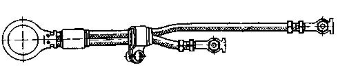 Przykładowe zadanie 4. Pokazaną na rysunku termoparę należy zastosować w A. tłokowym silniku śmigłowym. B. turbinowym silniku śmigłowym. C. turbinowym silniku odrzutowym. D.
