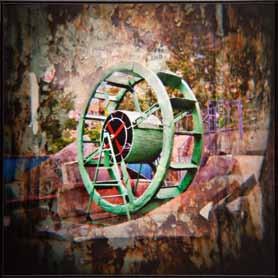 płótnie 100 x 100 cm 2011 r UKRYTE 1' 26 Ilona Leszczyńska (ur. 1980 r.