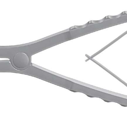 exchangeable jaws designed for use with parallel distraction forceps. Обменные губки предназначены для Дистракционных параллельных клещей. 25. Podważka 6 [40.