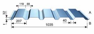 materiału t N Ciężar m mm kg/m 2 0,63 6,01 0,75 7,16 0,88 8,40 1,00