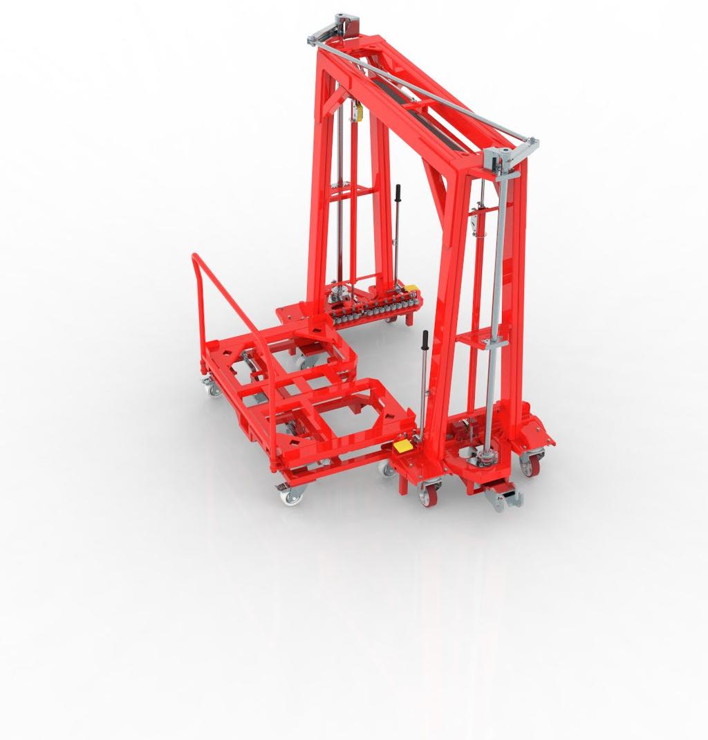 V-LINER ADVANTAGES ZALETY V-LINER SMOOTH LOADING Due to the inertia loading mechanism implemented in the trolley, a smaller amount of force is required to place it on a platform than to start the