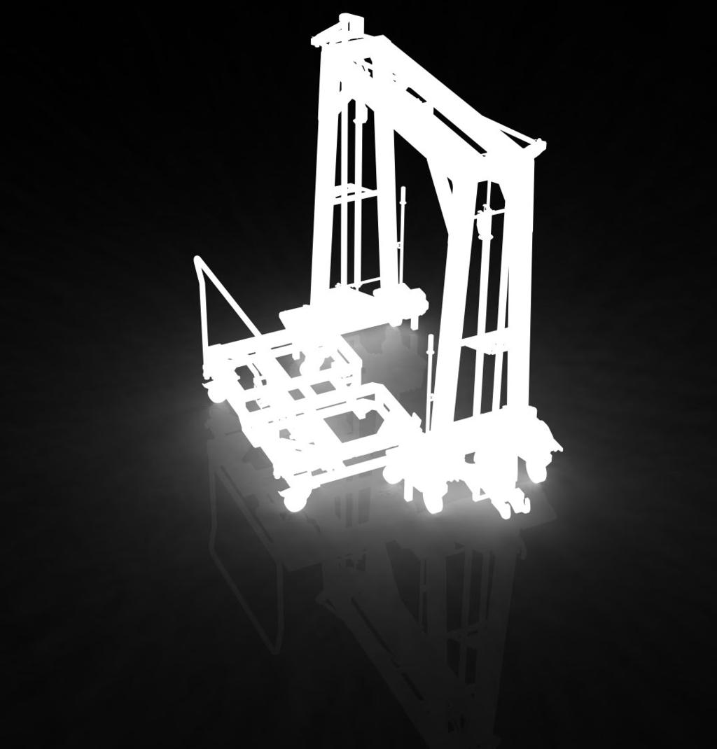 The angled sections compensate for minor deviations of the destined path when a trolley is docked onto a platform.