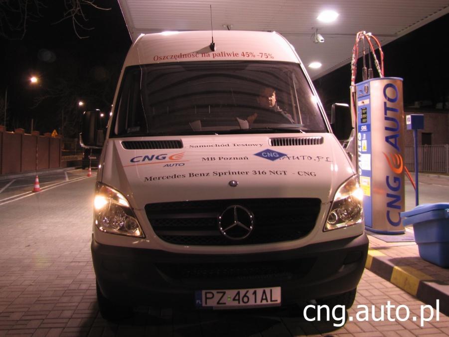 Pojazdy użytkowe na CNG w gamie Testy redakcyjne pojazdów Udział w