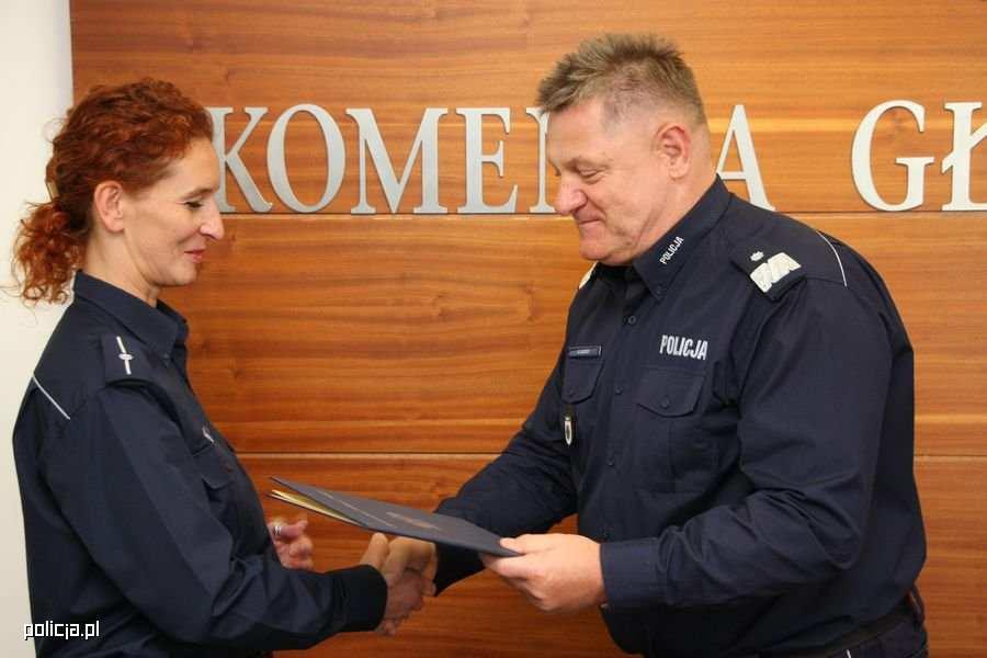Jana Lacha w spotkaniu uczestniczył Dyrektor Biura Prewencji mł. insp. Robert Kumor oraz Zastępca Dyrektora BMWP KGP insp. Irmina Gołębiewska.