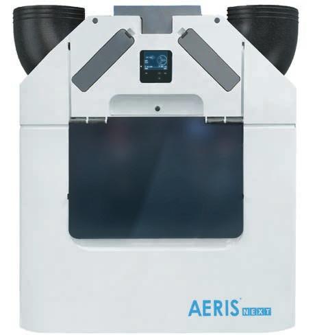 Rekuperator AERISnext 350 Energooszczędna centrala wentylacyjna z unikatowym - opatentowanym wyłącznie dla tych central - wymiennikiem ciepła wzorowanym na idealnym szlifie brylantowym.