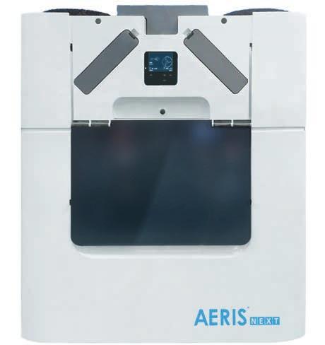 Rekuperator AERISnext 450 Energooszczędna centrala wentylacyjna z unikatowym - opatentowanym wyłącznie dla tych central - wymiennikiem ciepła wzorowanym na idealnym szlifie brylantowym.