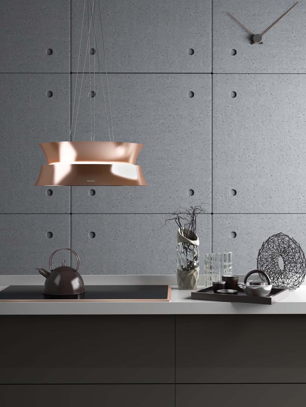 Dama Design Saggia-Sommella Ø 561 Wyspowy / Ø60 cm Island Ø60 cm 219 113 106 Ø 604 Stal lakierowana polerowana Technologia z filtrem Carbon.