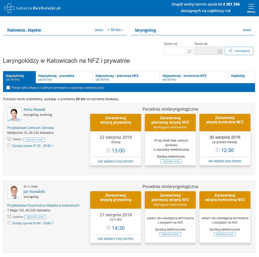 Jak działa serwis LekarzeBezKolejki.pl?