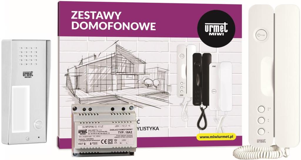 INSTRUKCJA ZESTAW DOMOFONOWY ANALOGOWY Z PANELEM ELITE (NATYNKOWYM) I