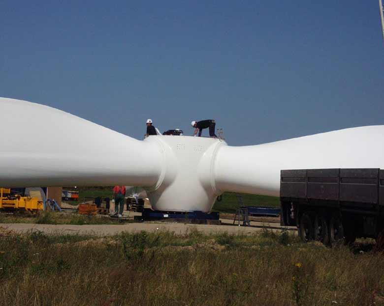Farma wiatrowa Cisowo Turbiny 2MW Wieże