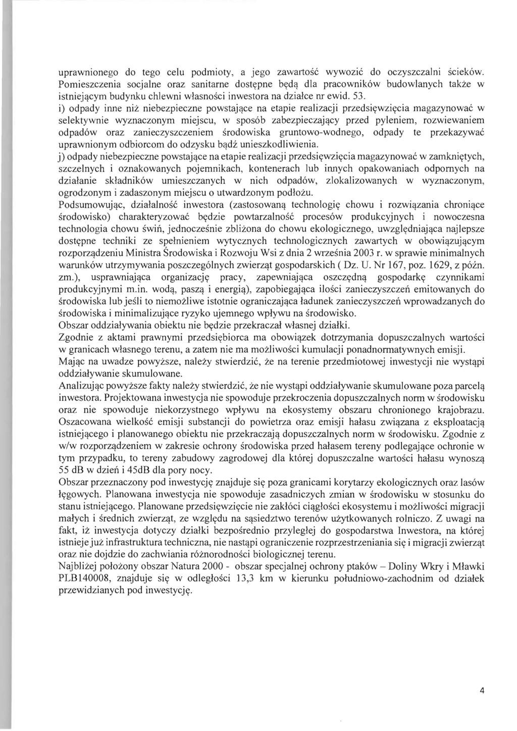 uprawnionego do tego celu podmioty, a jego zawartosc wywozic do oczyszczalni sciek6w.