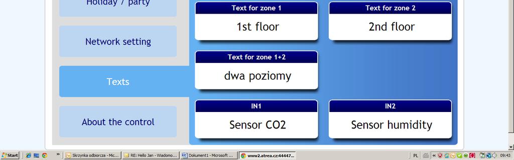 nazewnictwa do podłączeń zewnętrznych. D1-D4 Sygnały zewnętrzne aktywujące urządzenie (np.