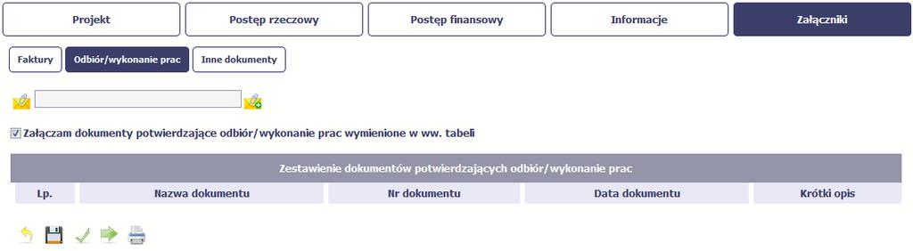 dostępne dla Ciebie funkcjonalności są analogiczne jak dla sekcji Faktury.