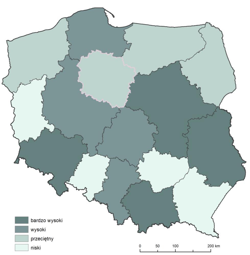 województwach w 2015 r. Ryc. 4.