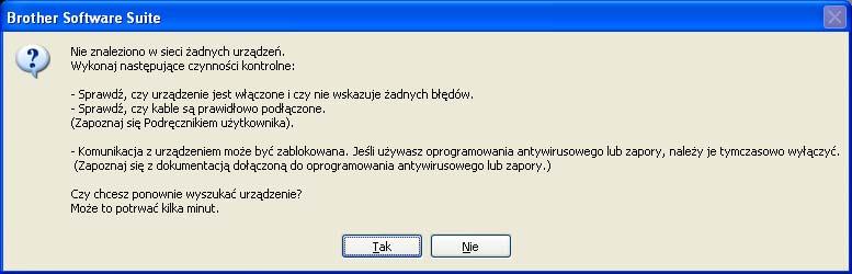 Wyświtlni wszystkih krnów moż potrwć kilk skun. Informj Jśli używsz zpory innj niż Zpor systmu Winows lu jśli Zpor systmu Winows jst wyłązon, moż się pojwić poniższy krn.