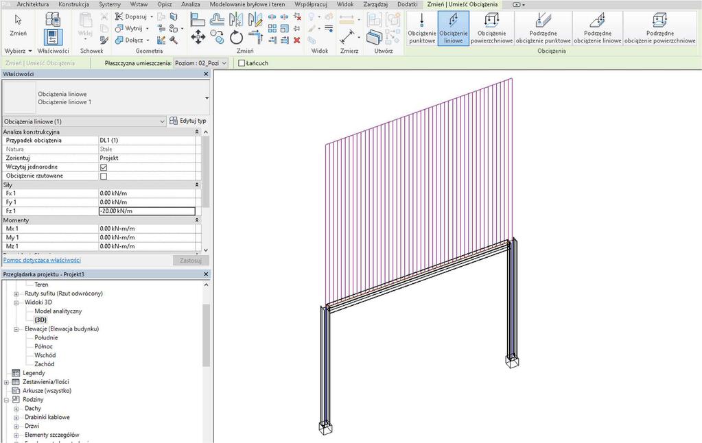 VI. Integracja środowiska Revit ze środowiskiem Robot Structural Analysis (RSA).