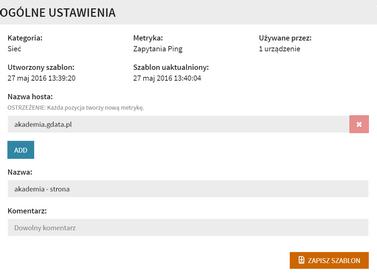 161 Podręcznik G DATA Business zostaną różne grupy odbiorców powiadomień, można w tym miejscu wskazać grupy odpowiednie dla skonfigurowanego szablonu.