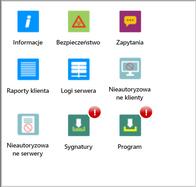 G DATA Administrator 4.2.1 34 Powiadomienia Powiadomienia W obszarze powiadomień wyświetlane są informacje o ilości nieprzeczytanych raportów i statusów informujących o działaniu programu.