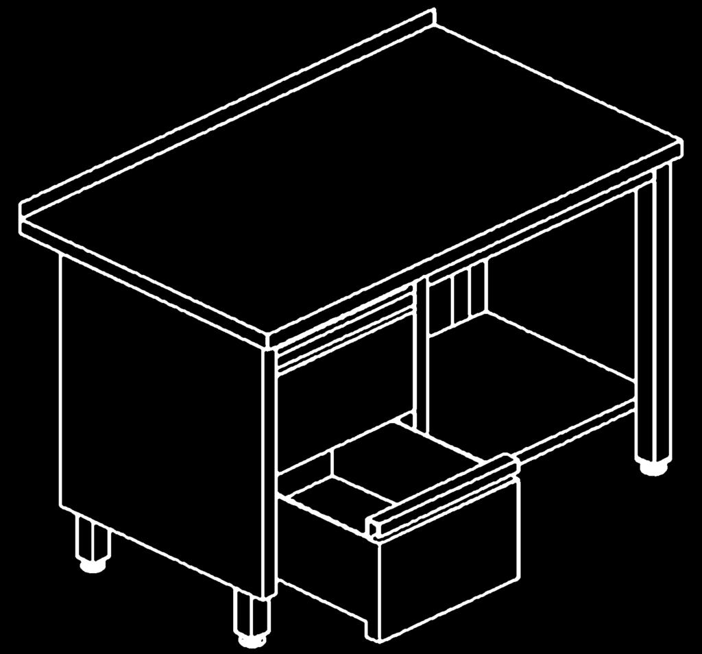 STOŁY Z SZUFLADAMI I PÓŁKĄ 4132 1000 E4132-106 1 631 E4132-107 1 742 1100 E4132-116 1 673 E4132-117 1 784 1200 E4132-126 1 714 E4132-127 1 839 1300 E4132-136 1 756 E4132-137 1 894 1400 E4132-146 1