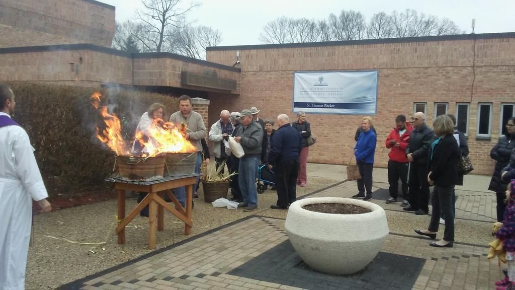 Prosimy przynieść zeszłoroczne palmy i zostawić je w koszyku w przedsionku kościoła. Palmy będą spalone we wtorek 13-go lutego po porannej Mszy Św. o godz.