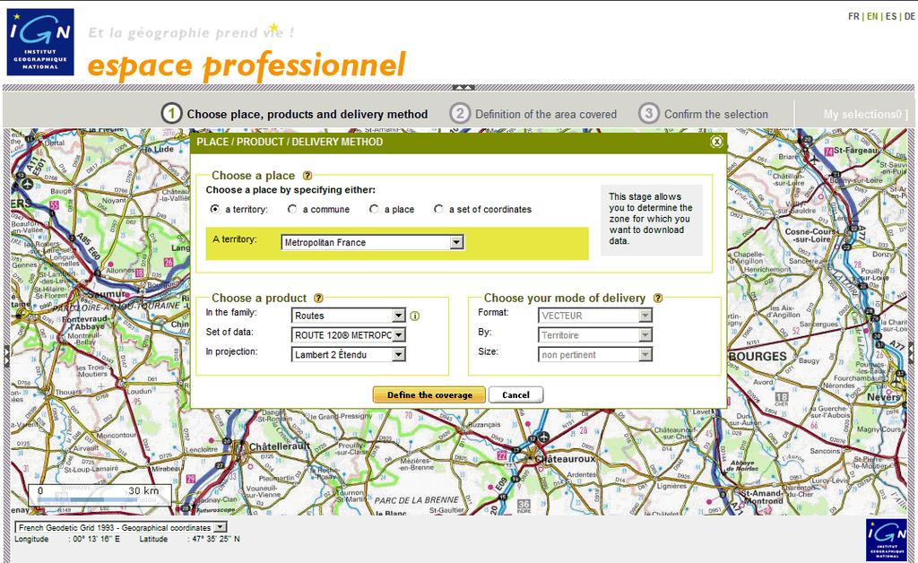 Compliance with INSPIRE and OGC standards Download service ISO/DIS 19142, ISO/DIS 19143, WFS Implementation