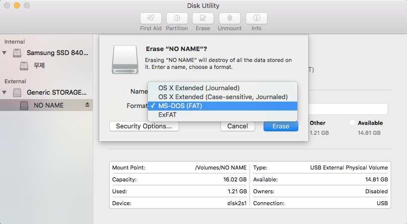 Rejestrator wyda komunikat głosowy informujący o formatowaniu karty micro SD. 10.2 Formatowanie za pomocą programu BlackVue Viewer dla Windows 1. Umieść kartę micro SD w adapterze.