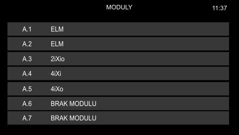 Rys. 20. Ekran moduły. Rys. 21. Ekran moduły i menu kontekstowe.