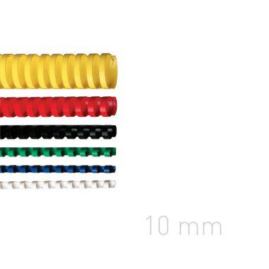 GRZBIETY PLASTIKOWE - O.COMB 10 MM - CZERWONE Grzbiety plastikowe wykonane z PCW. Oferowane w wielu kolorach.