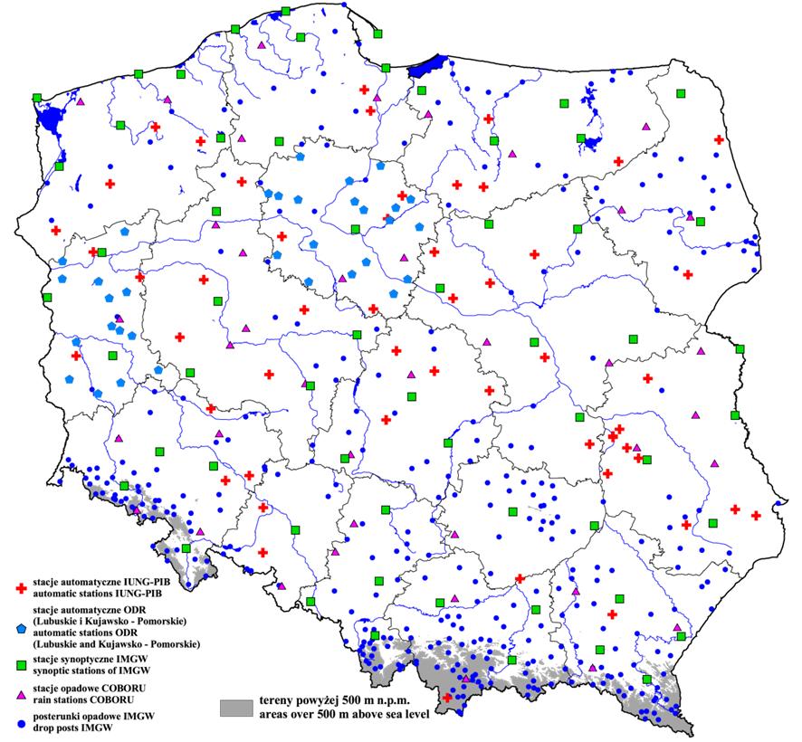 78 Woda-Środowisko-Obszary Wiejskie. T. 18. Z. 4 (64) puje na terenie gminy zagrożenie suszą rolniczą, które jest tym większe, im niedobór wody jest większy.