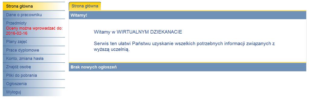 Obraz po uzupełnieniu danych i kliknięciu opcji Zapisz : Pole Adres e-mail (prywatny) nie będzie widoczny