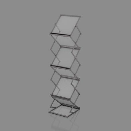 STOJAK NA ULOTKI Leaflet stand Wymiary: S 30 G 40 W 10 cm Dimensions: W 30 D 40
