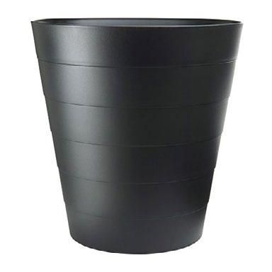 KOSZ NA ŚMIECI Waste bin Wymiary: S 28 W 28 cm Dimensions: W 28 H 28 cm Kolor: czarny Color: black TELEWIZOR LCD 42-43 LCD TV