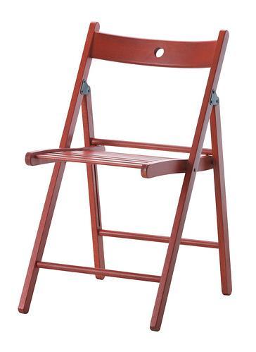 Białe Brązowe Czarne Czerwone - Krzesło składane malowane 63,00 zł.