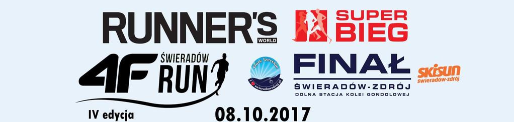 4F ŚWIERADÓW RUN WYNIKI ZAWODÓW / RESULTS LIST Bieg 15 km Organizator: Grabek Promotion Sp. Data: 08 października 2017 r.