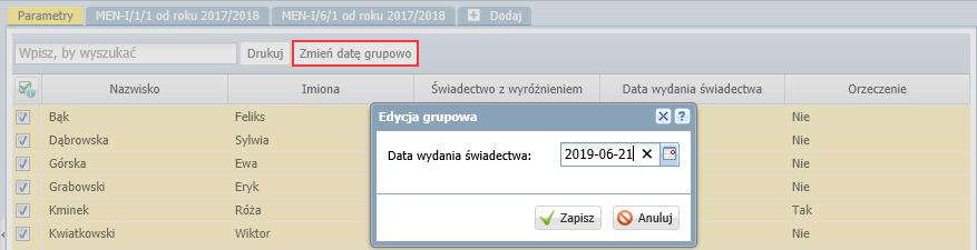 UONET+. Dokumentowanie lekcji i prowadzenie dzienników w klasach 1-3 szkoły podstawowej 40/43 Za pomocą przycisków Strona możesz wyświetlać kolejne strony szablonu.