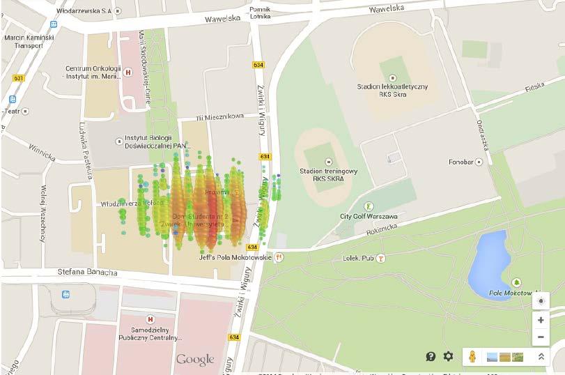 Eksperyment IceCUBE Mapa Kampusu