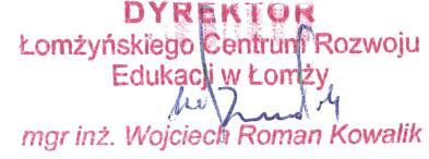 ZAMAWIAJĄCY: ul. Polna 16; 18 400 Łomża tel.