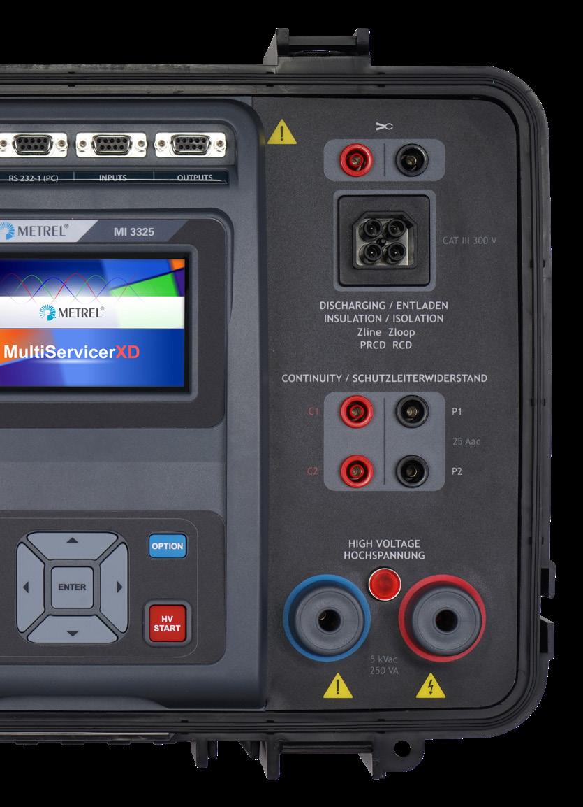 MI 3325 MultiServicerXD Dane techniczne Tester