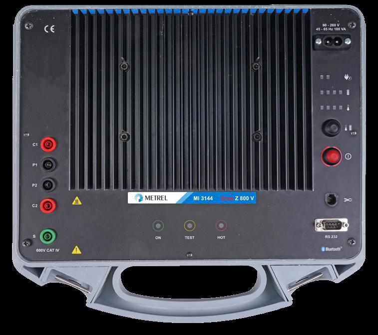 MI 3144 Euro Z 800V oraz MI 3143 Euro Z 440V MI 3144 Euro Z 800 V oraz MI 3143 Euro Z 440V są niezależnymi przyrządami pomiarowymi, które mogą być sterowane za pomocą aplikacji amesm dla urządzeń z